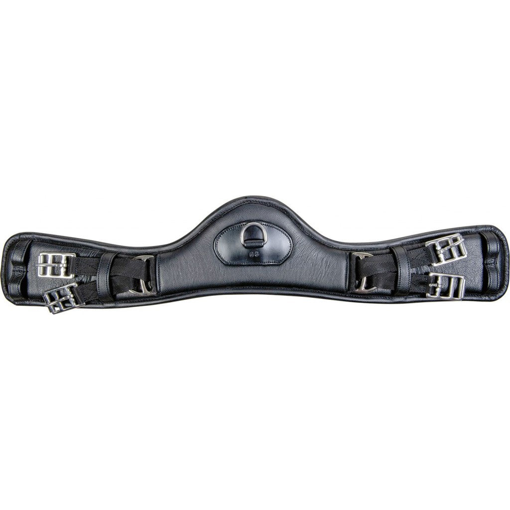 Cincha HKM Leather Girth Dressage Anatomic without Elastic vista principal