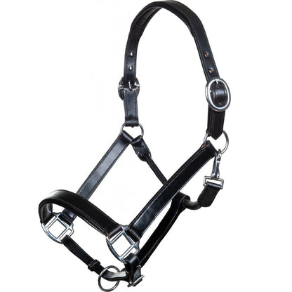 Leather Halter HKM Leather Head Collar Economic vista principal