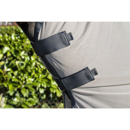 Manta para caballo HKM Style Ride on Fly Sheet Fringes Style with removable detalle 4