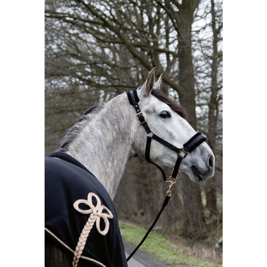 Halters HKM Style Head Collar Rosegold Glamour Style detalle 3