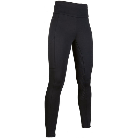 Mallas Leggings HKM Style leggings de equitación Cosy Style Silicone Full Seat para equitación