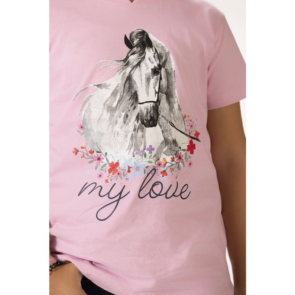 Camisetas HKM Kid´s T-Shirt caballo Spirit para equitación - vista 5