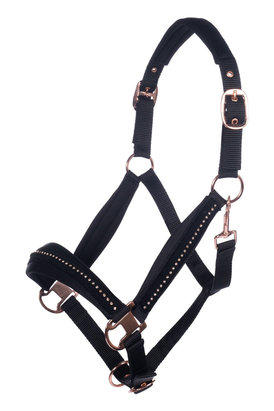 Cabezada de cuadras HKM Head Collar Berry para equitación