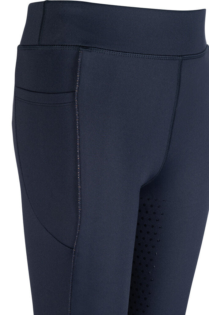 Pantalones Leggings de montar -Alice Kids- culera full sil. HKM para equitación - vista 4