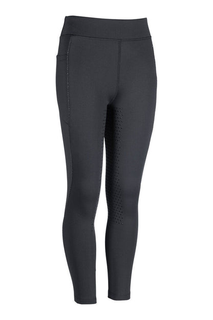 Pantalones Leggings de montar -Alice Kids- culera full sil. HKM para equitación