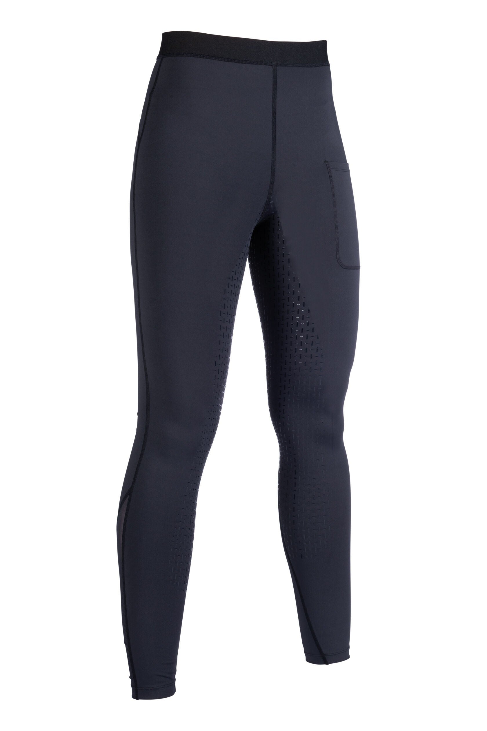 Pantalones Leggings de montar -Flow- culera full silicona HKM para equitación