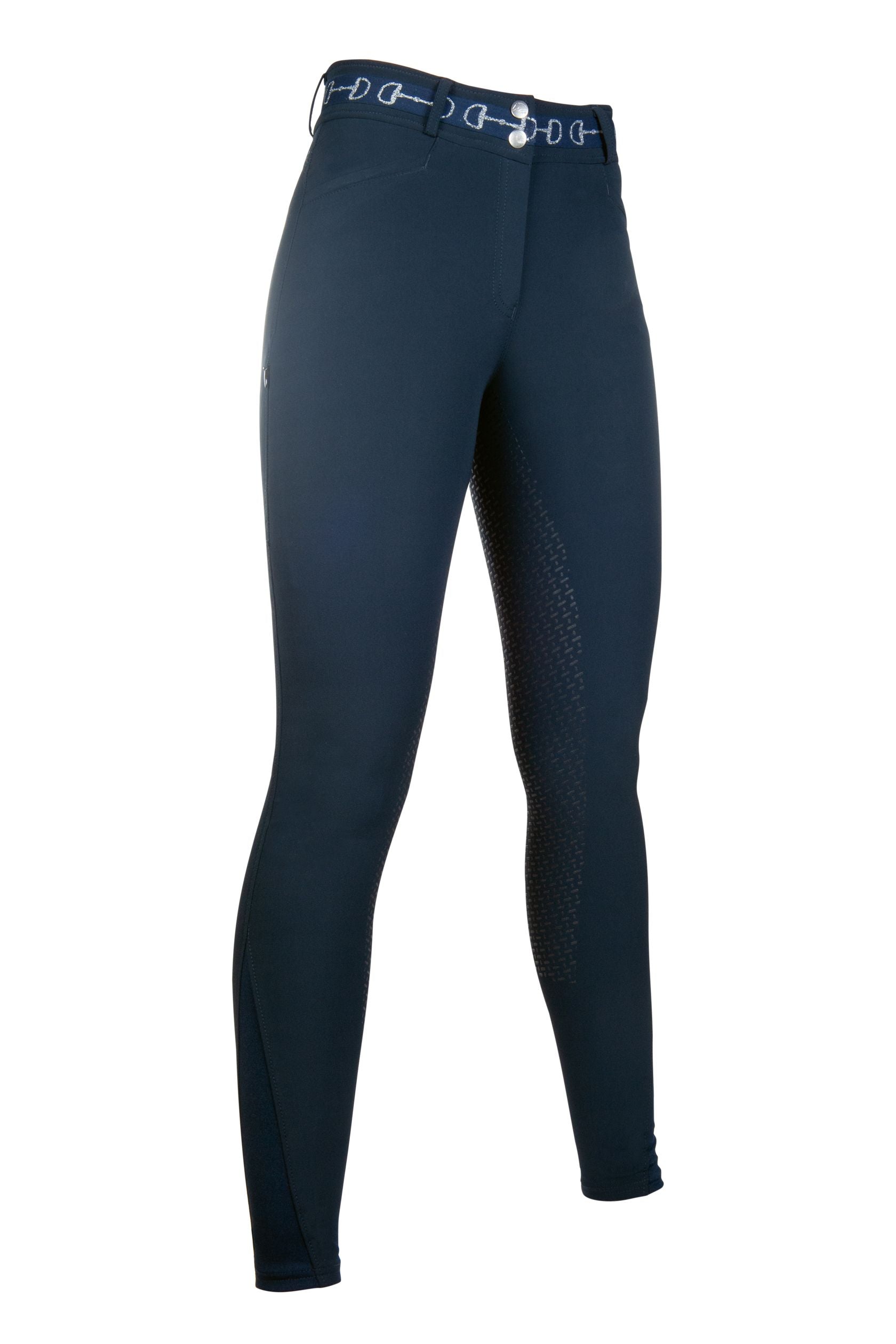 Silicone Knee Patch Breeches HKM Style Women´s Riding Breeches Monaco Style detalle 2