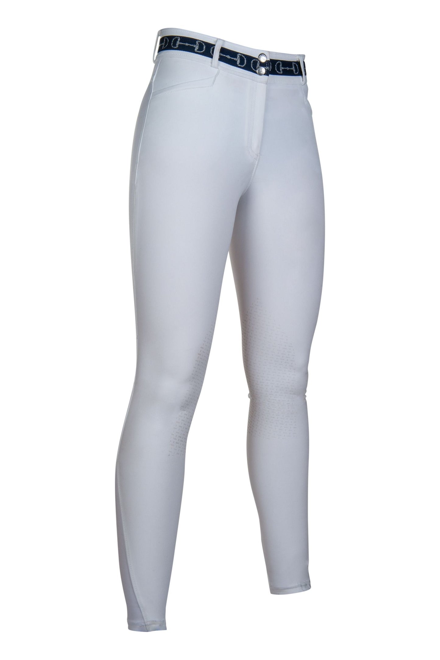 Silicone Knee Patch Breeches HKM Style Women´s Riding Breeches Monaco Style detalle 3