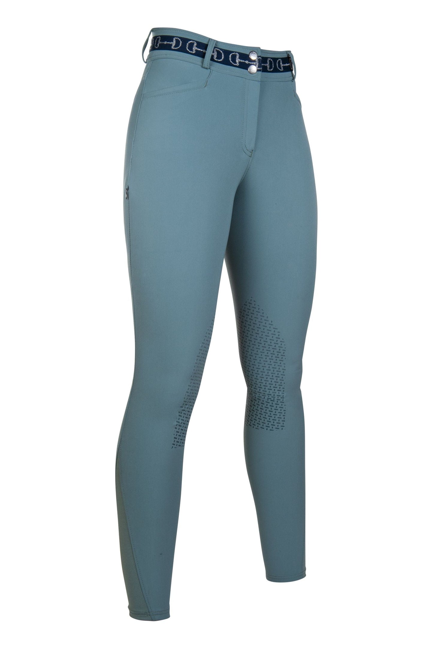 Silicone Knee Patch Breeches HKM Style Women´s Riding Breeches Monaco Style vista principal