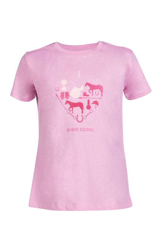 Camiseta niños -I love horse riding- - Junior HKM para equitación - vista 2