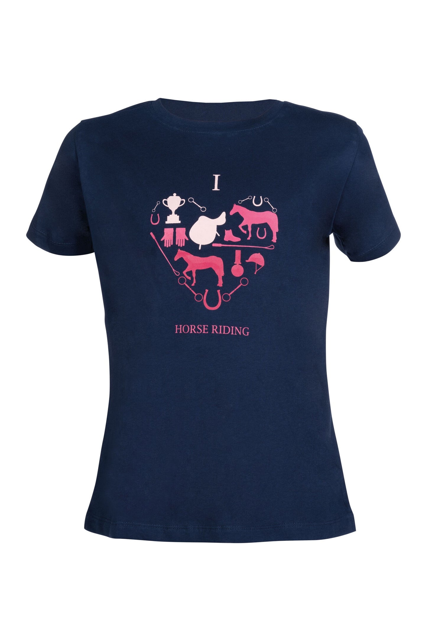 Camiseta niños -I love horse riding- - Junior - HKM