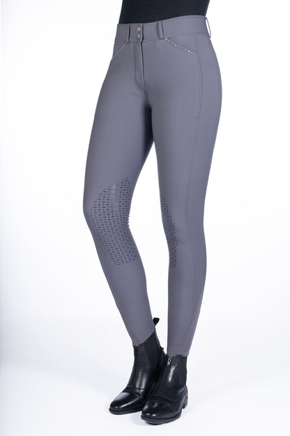 Pantalones Silicone Full Seat pantalón de equitación HKM Women's Silicone Knee Patch pantalón de equitación Helene para equitación - vista 8