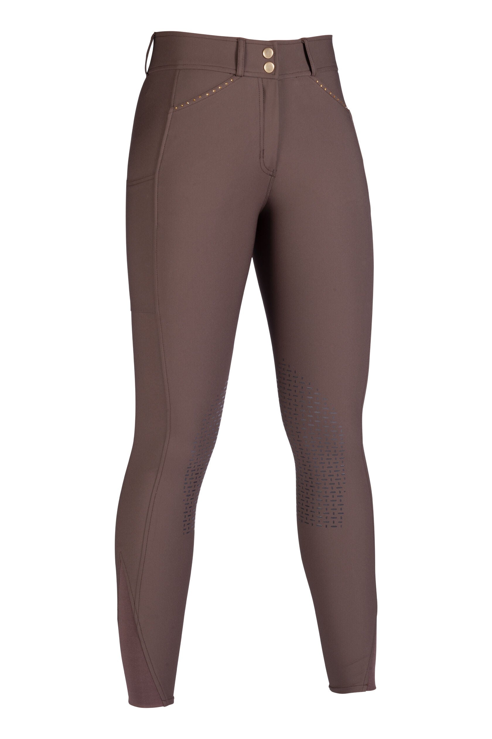 Pantalones de montar -Helene- rodillera silicona - HKM