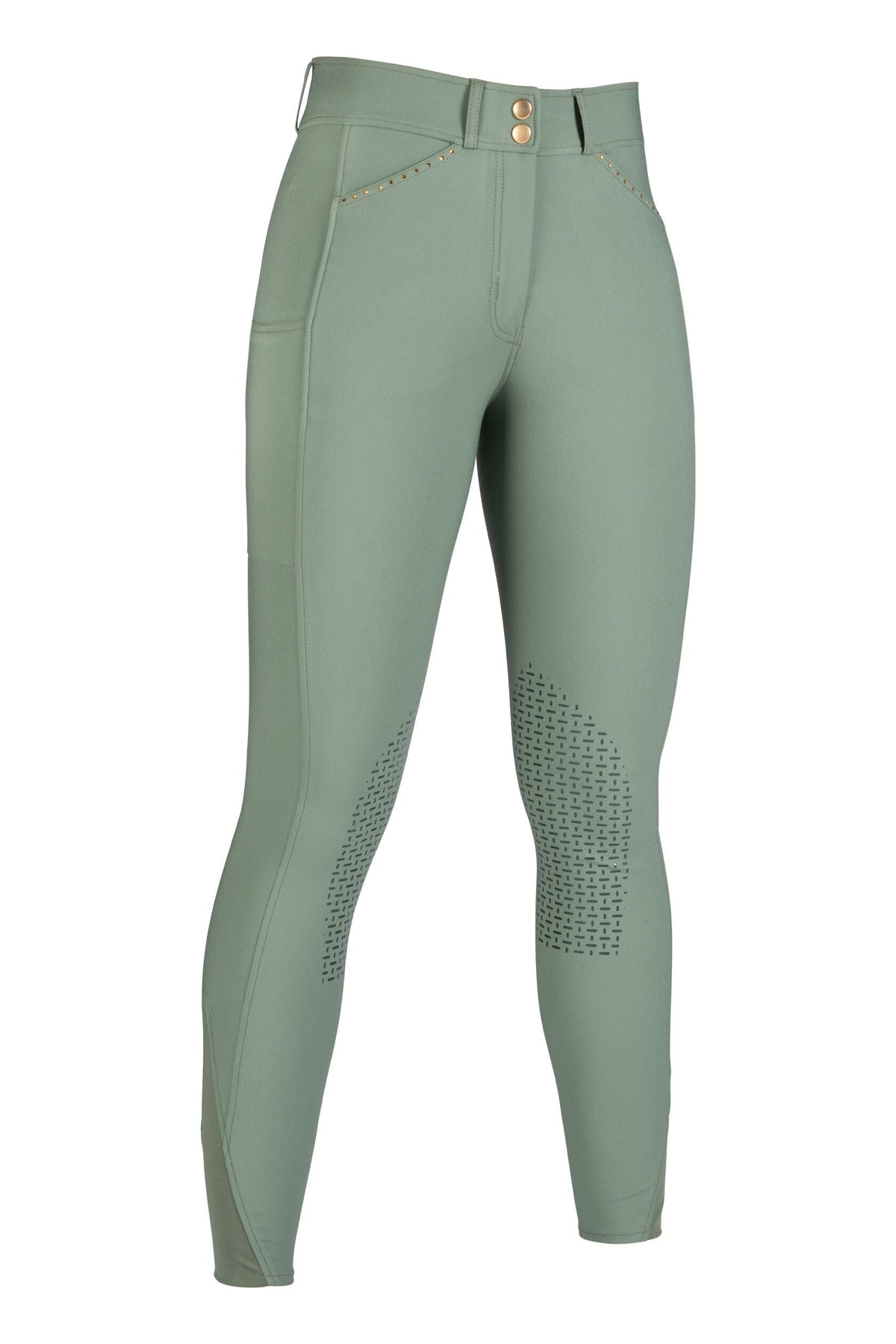 Pantalones Silicone Full Seat pantalón de equitación HKM Women's Silicone Knee Patch pantalón de equitación Helene para equitación - vista 12