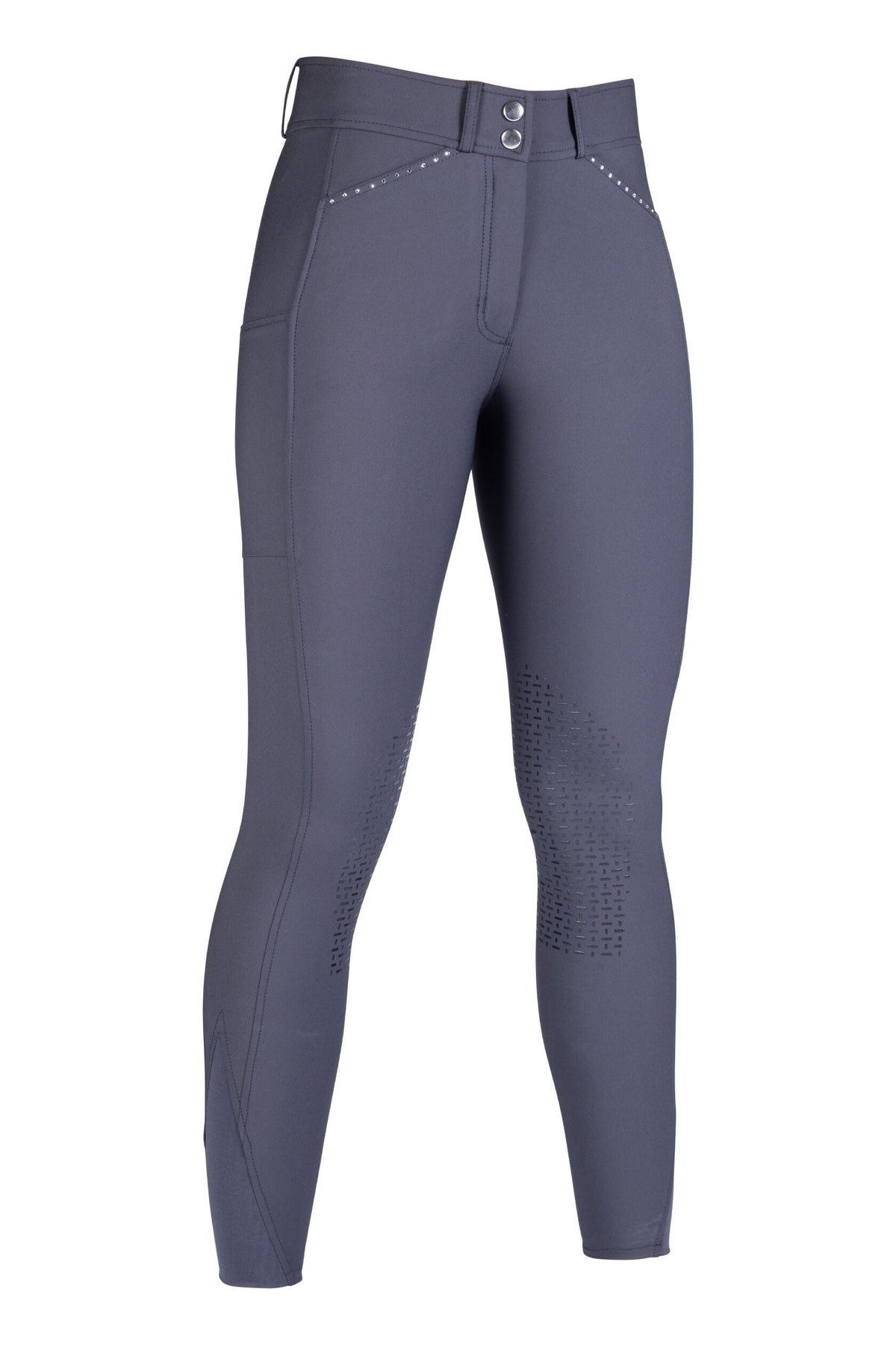 Pantalones Silicone Full Seat pantalón de equitación HKM Women's Silicone Knee Patch pantalón de equitación Helene para equitación - vista 16