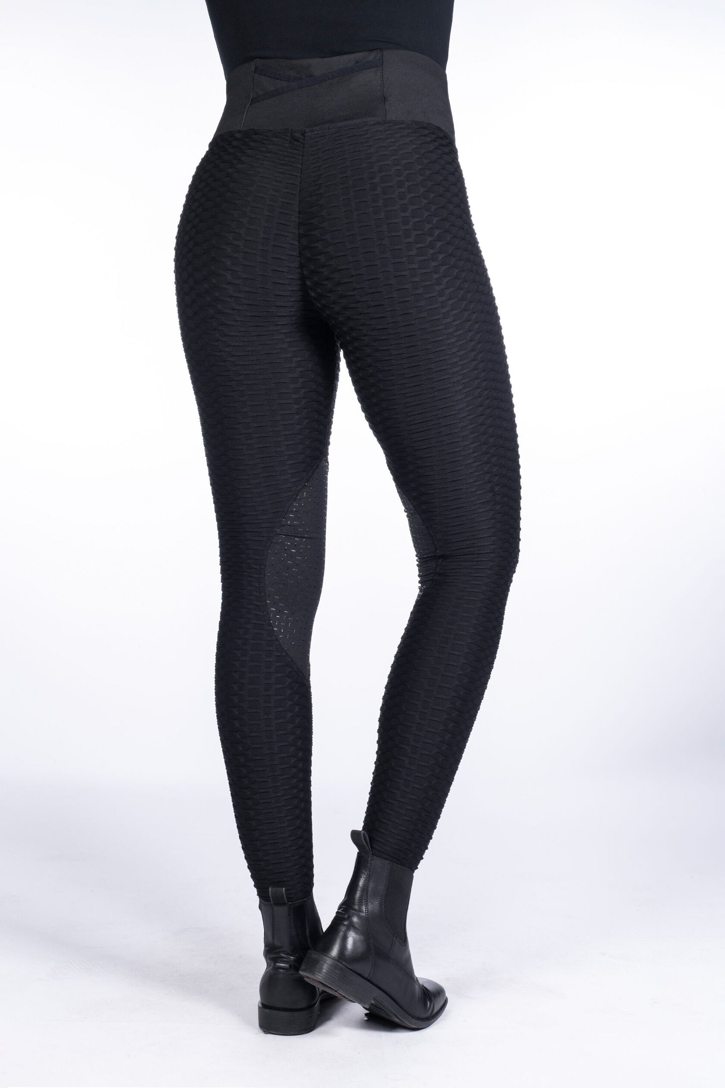Leggings de montar -Edinburgh Shape- rod. silicona - HKM