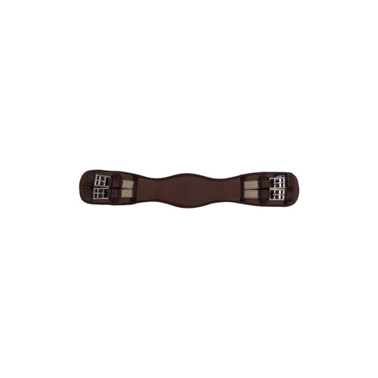 Cincha doma -Memory Foam- Marrón/Negro HKM para equitación