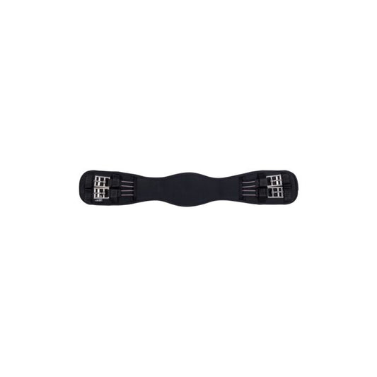 Cincha doma -Memory Foam- con elástico - Negro HKM para equitación