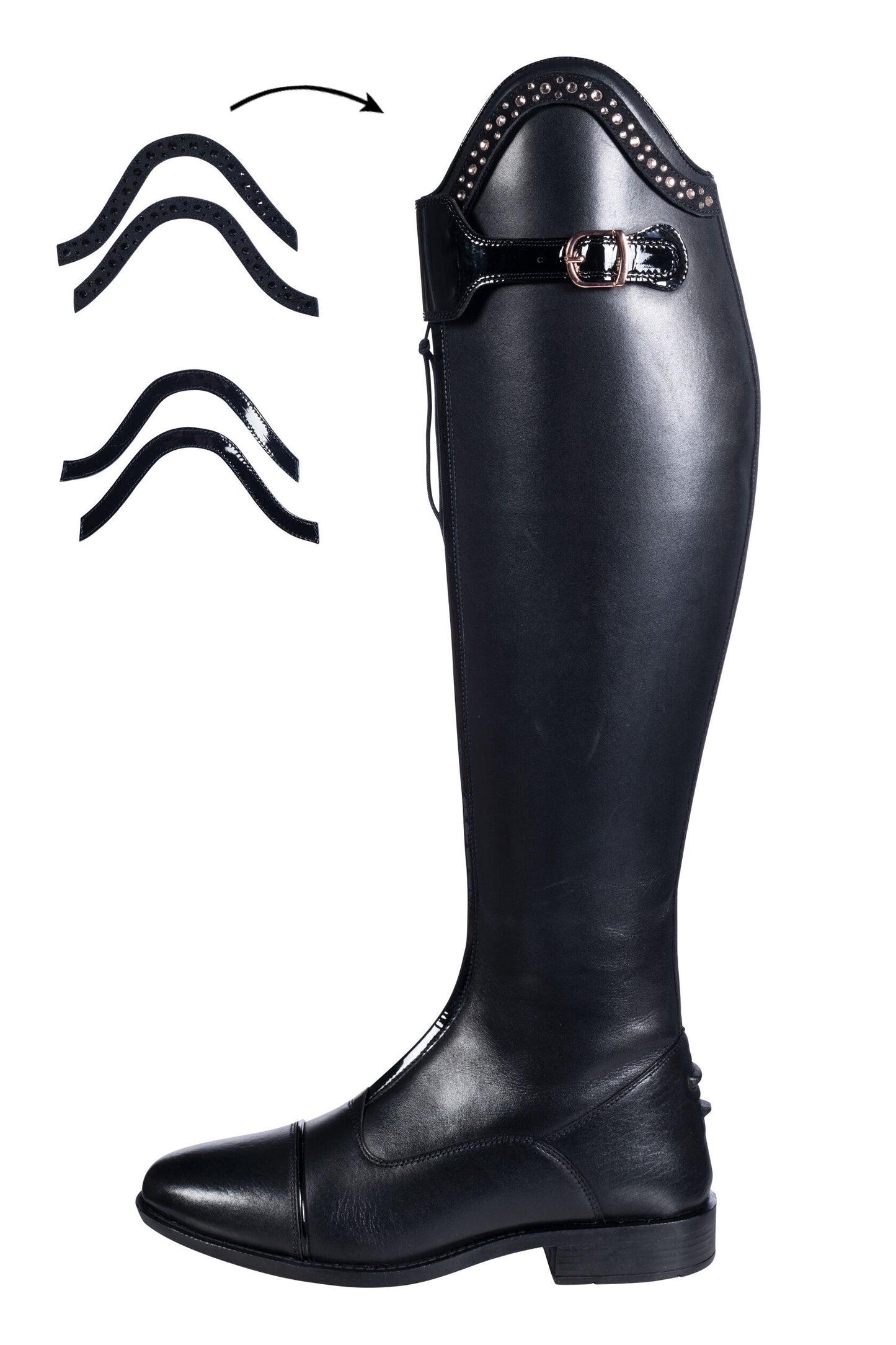 Botas de montar -Trinity- lar. longitud/estrecha - HKM