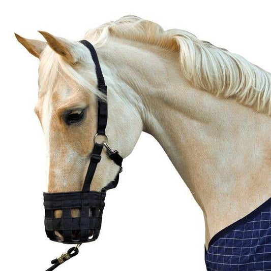 Cabezada de cuadra Set HKM Grazing Muzzle para equitación - vista 2