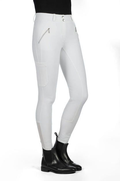 Pantalones Silicone Full Seat pantalón de equitación HKM Women's High Waist Riding pantalón de equitación Lia con para equitación - vista 7