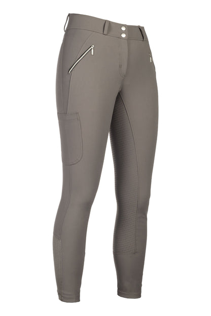 Pantalones Silicone Full Seat pantalón de equitación HKM Women's High Waist Riding pantalón de equitación Lia con para equitación