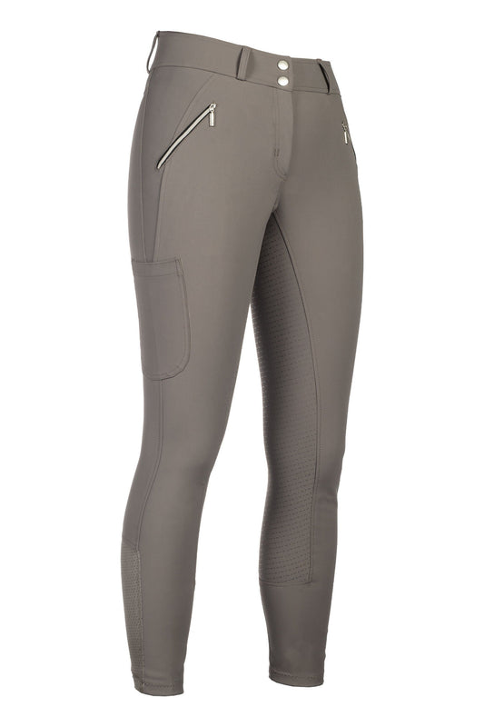 Pantalones Silicone Full Seat pantalón de equitación HKM Women's High Waist Riding pantalón de equitación Lia con para equitación