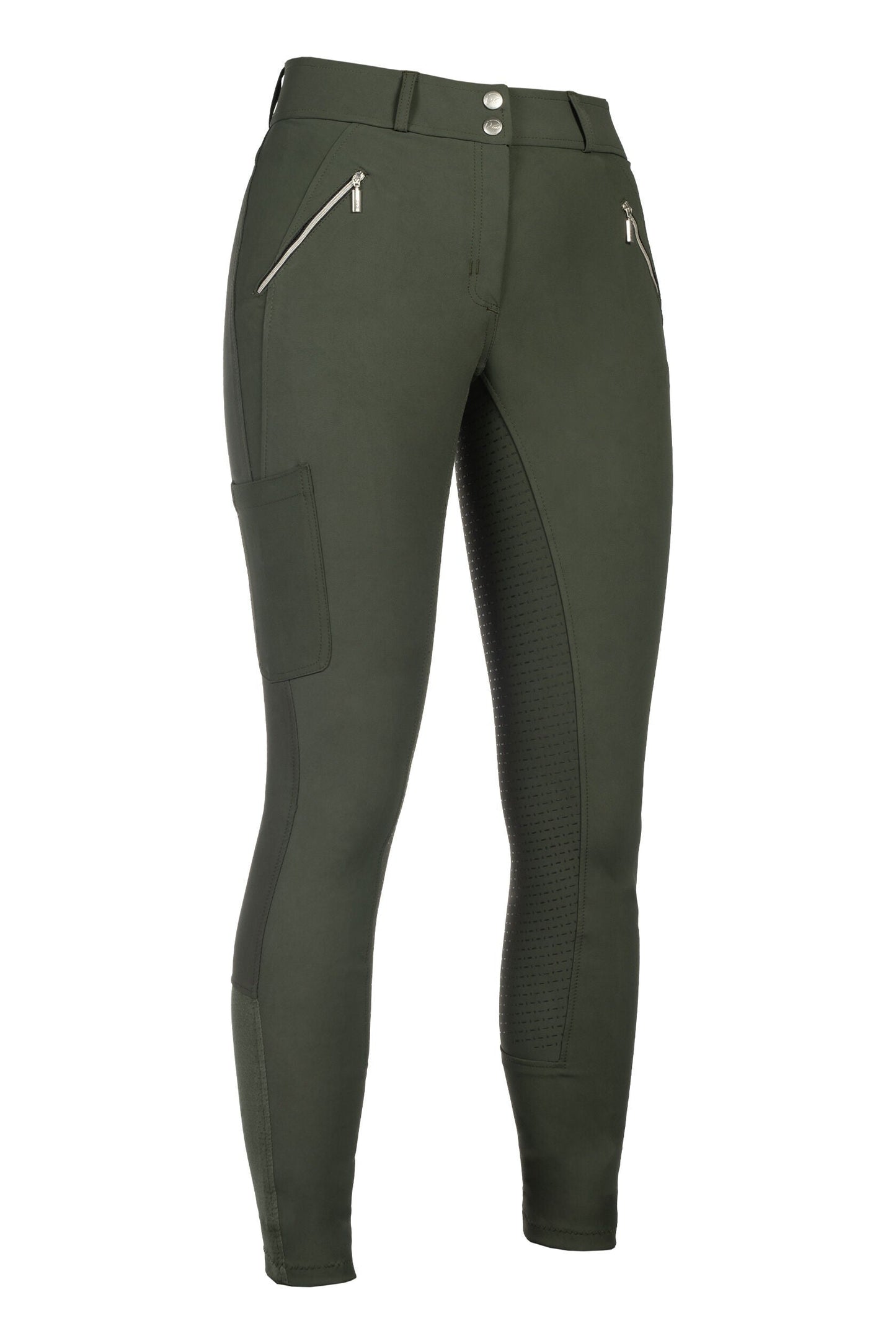 Pantalones Silicone Full Seat pantalón de equitación HKM Women's High Waist Riding pantalón de equitación Lia con para equitación - vista 2