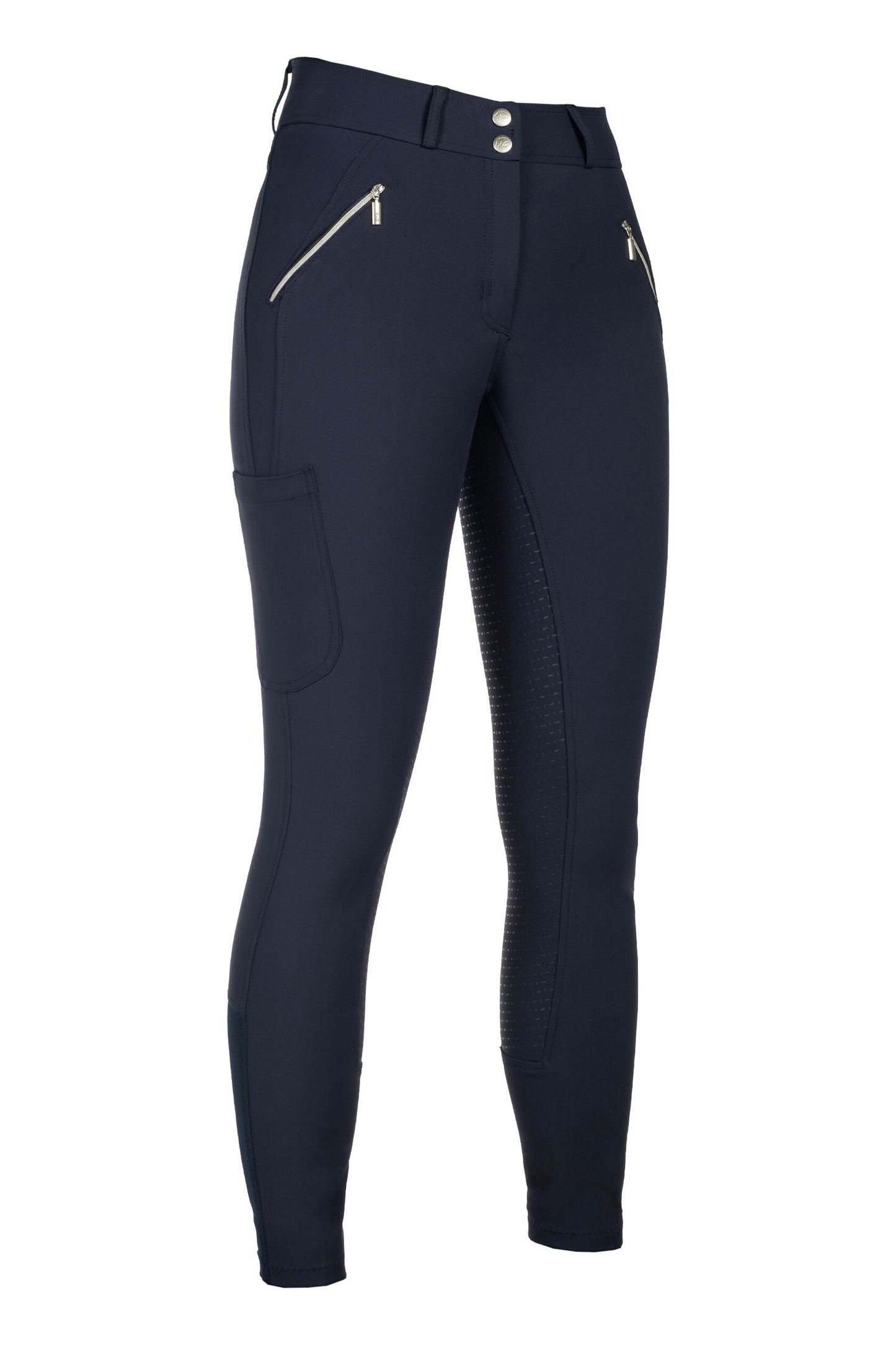 Pantalones Silicone Full Seat pantalón de equitación HKM Women's High Waist Riding pantalón de equitación Lia con para equitación - vista 3