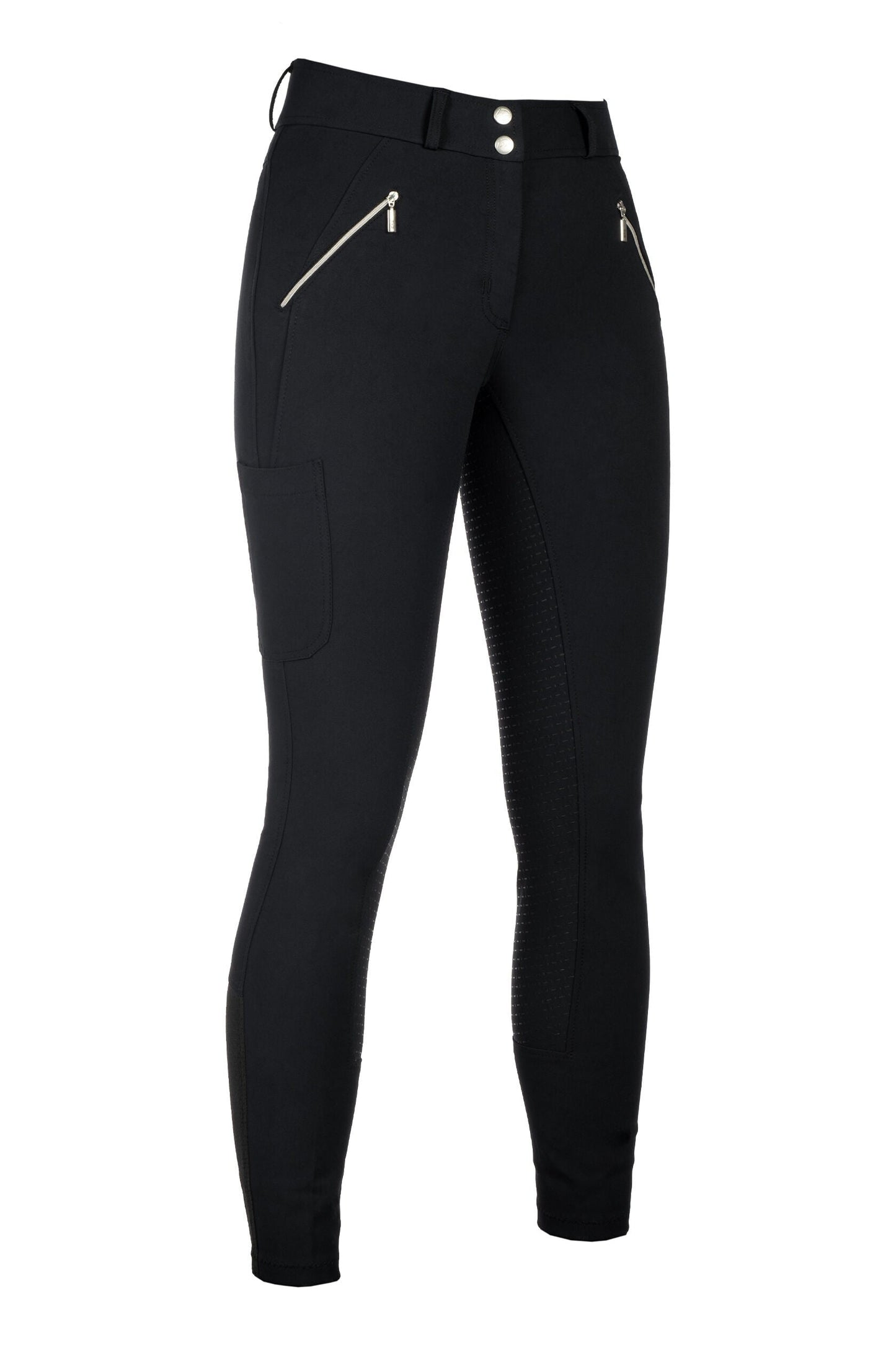 Pantalones Silicone Full Seat pantalón de equitación HKM Women's High Waist Riding pantalón de equitación Lia con para equitación - vista 4