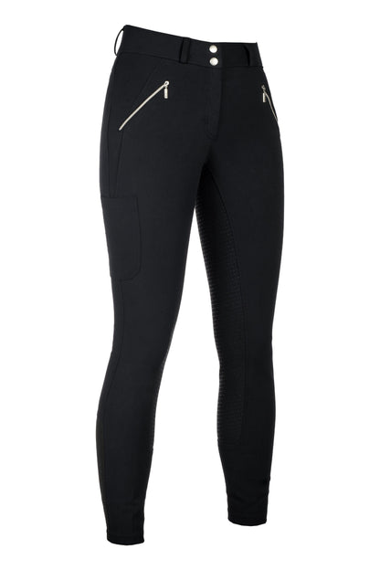 Pantalones Silicone Full Seat pantalón de equitación HKM Women's High Waist Riding pantalón de equitación Lia con para equitación - vista 4