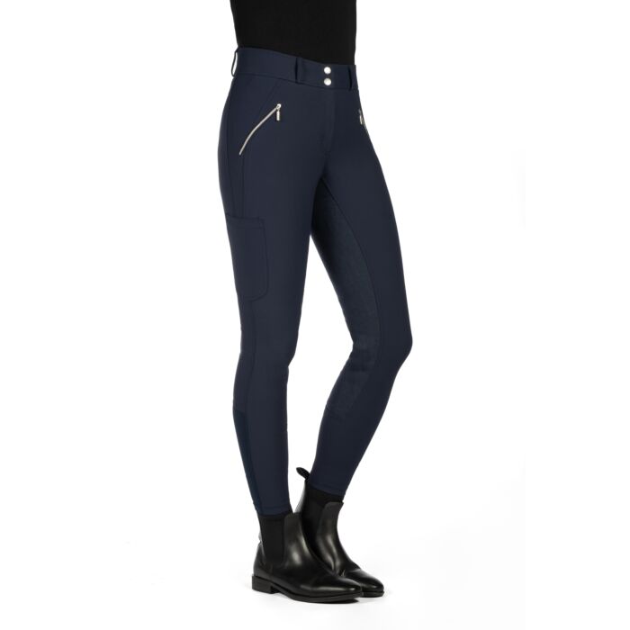 Pantalones de montar -Lia High Waist- c. full Alos HKM - azul oscuro