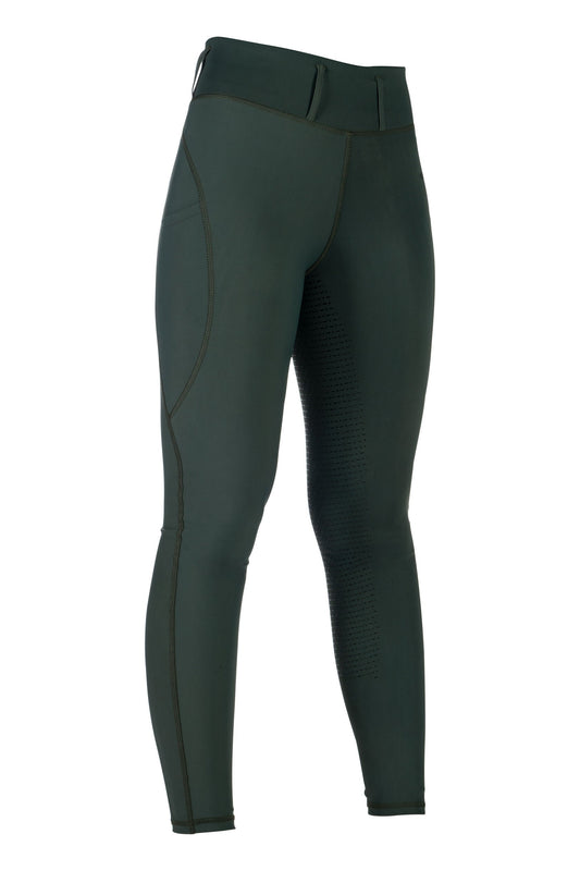 Pantalones Leggings de montar -Jil High Waist- c. f. silicona - Junior HKM para equitación - vista 2