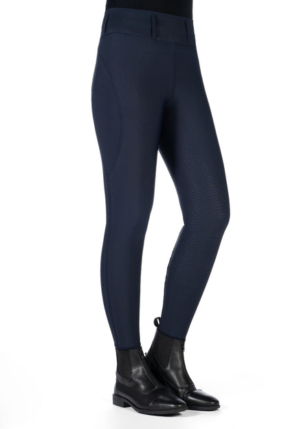 Pantalones Leggings de montar -Jil High Waist- c. f. silicona - Adulto HKM para equitación - vista 5
