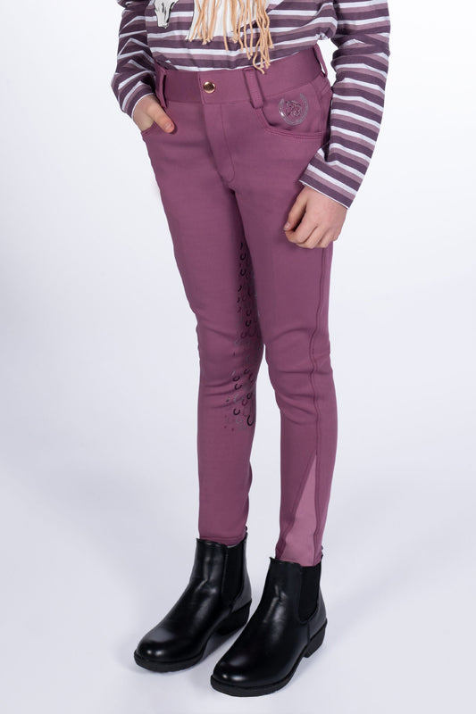 Pantalones Silicone Full Seat pantalón de equitación HKM Riding pantalón de equitación Alva Silicone Full Seat para equitación