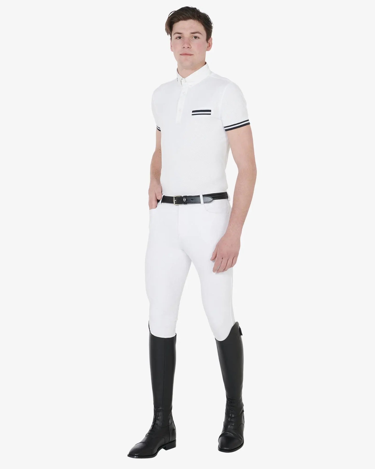 Polo competición hombre slim fit Equestro