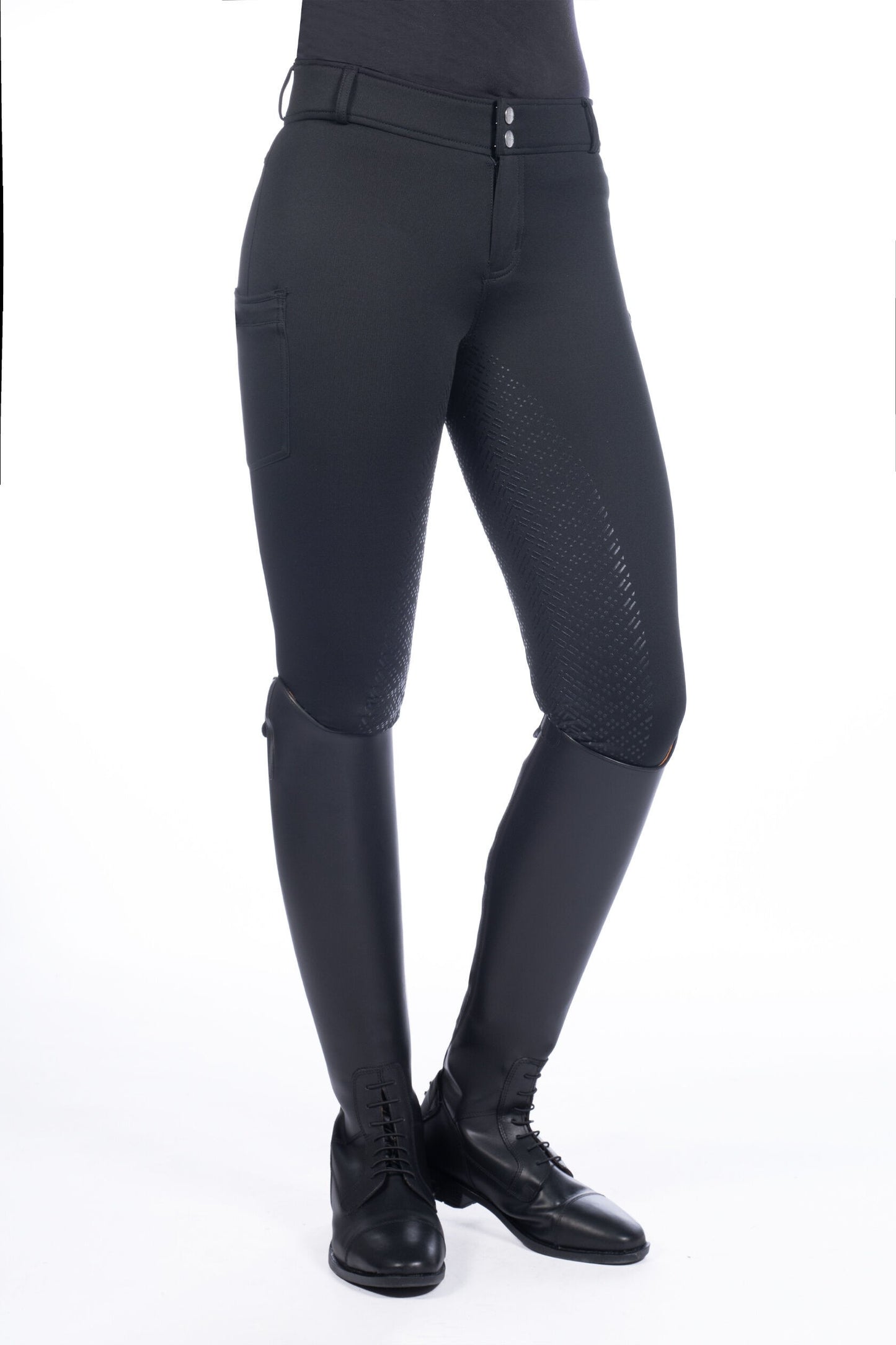 Pantalones de montar -Ruby- c. full silicona - Junior HKM para equitación - vista 4