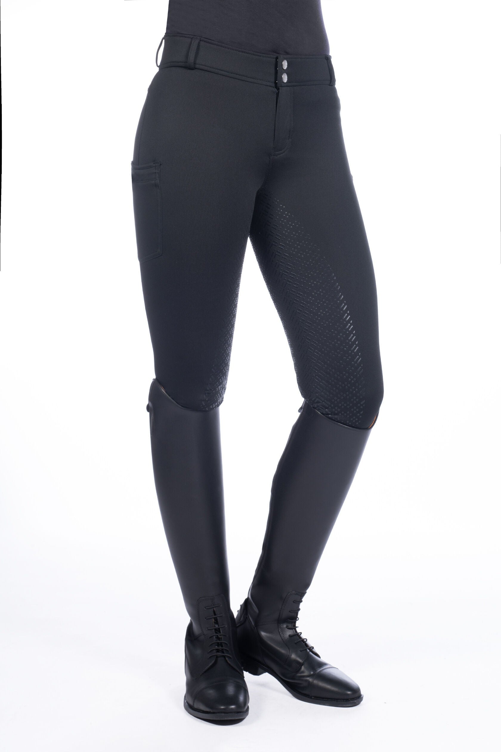 Pantalones de montar -Ruby- c. full silicona - Junior HKM para equitación - vista 4