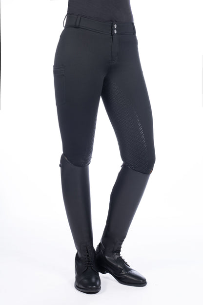 Pantalones de montar -Ruby- c. full silicona - Junior HKM para equitación - vista 4