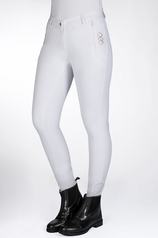 Pantalones de montar -Alexis- c. full sili. HKM para equitación - vista 2