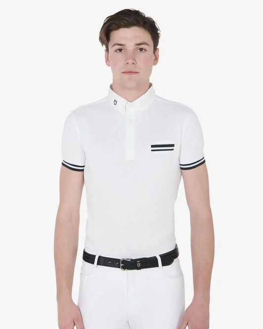 Polo de competición de hombre slim fit Equestro-Rincón del Valle