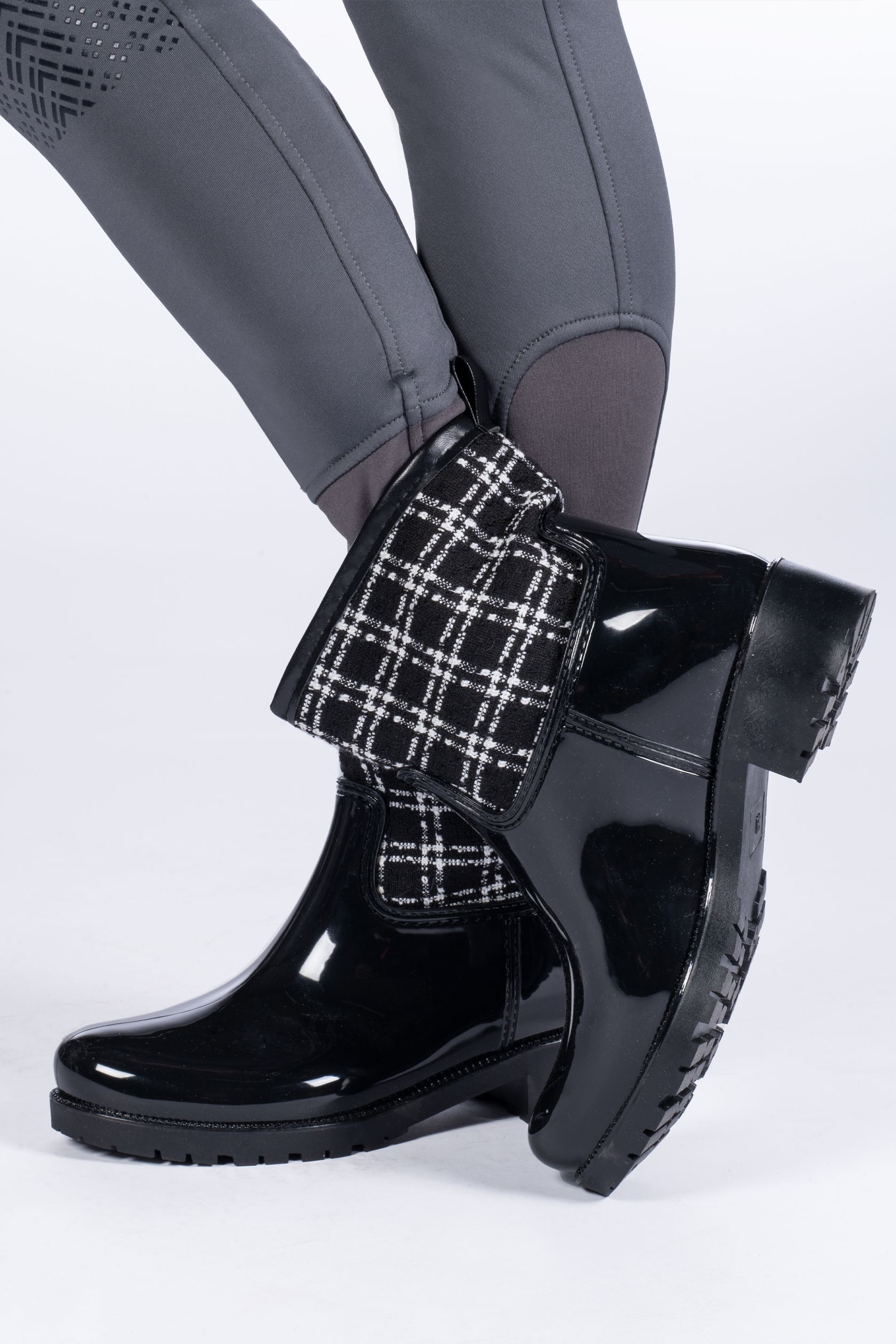 Calzado ecuestre HKM impermeable Jodhpur Boots Pepita detalle 7