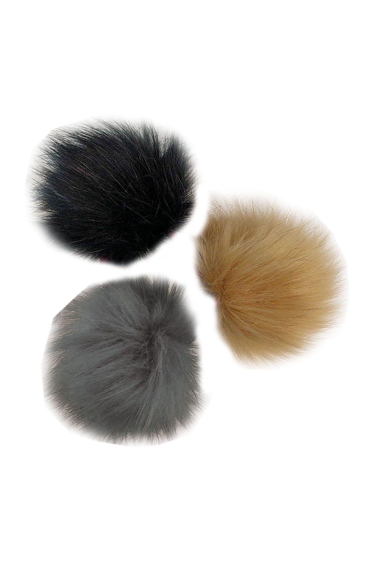 Pom pom para casco, set de 3 - HKM