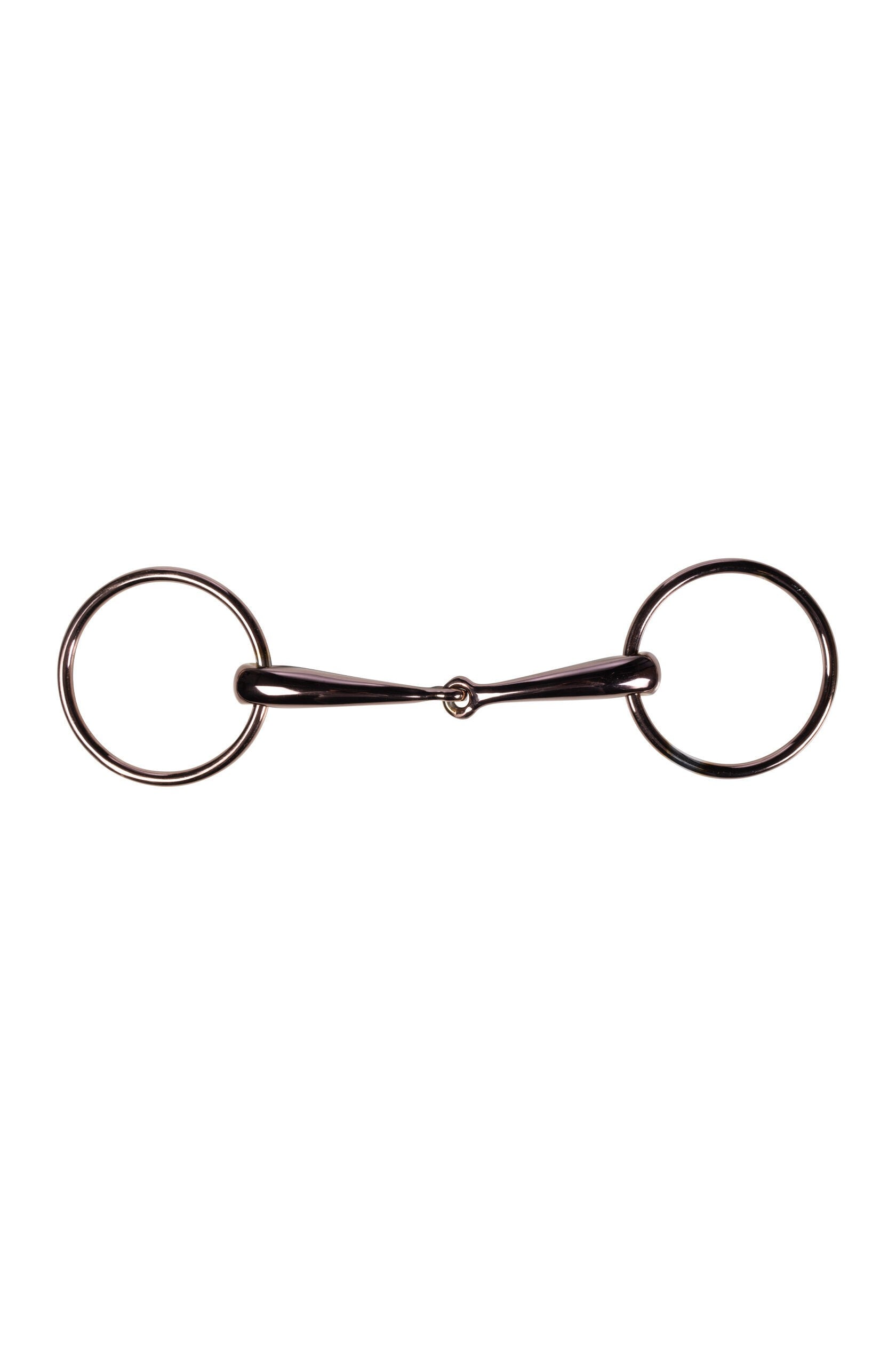Embocaduras Filete verdum forma anatómica -Rosegold- 16 mm HKM para equitación
