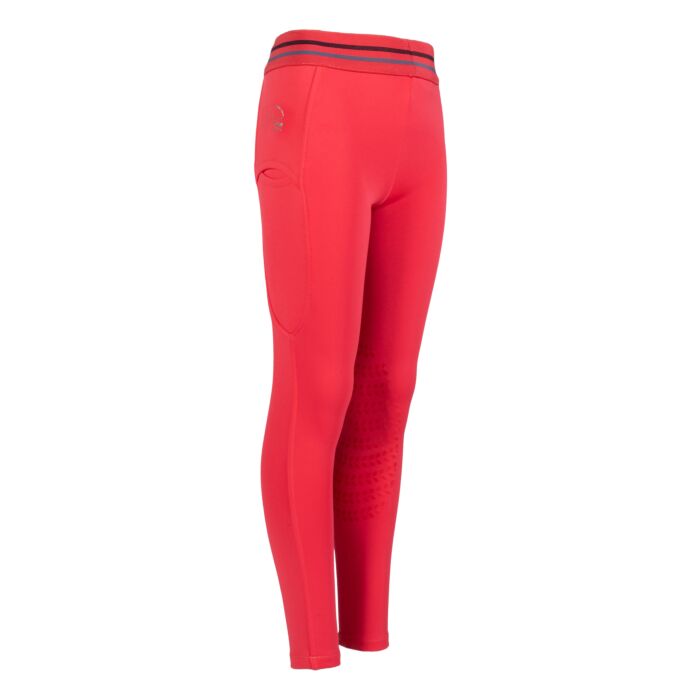 Leggings de montar -Aymee- rodillera silicona HKM rosa