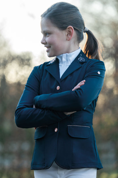 Show Jackets HKM Competition Jacket Flora infantil detalle 9