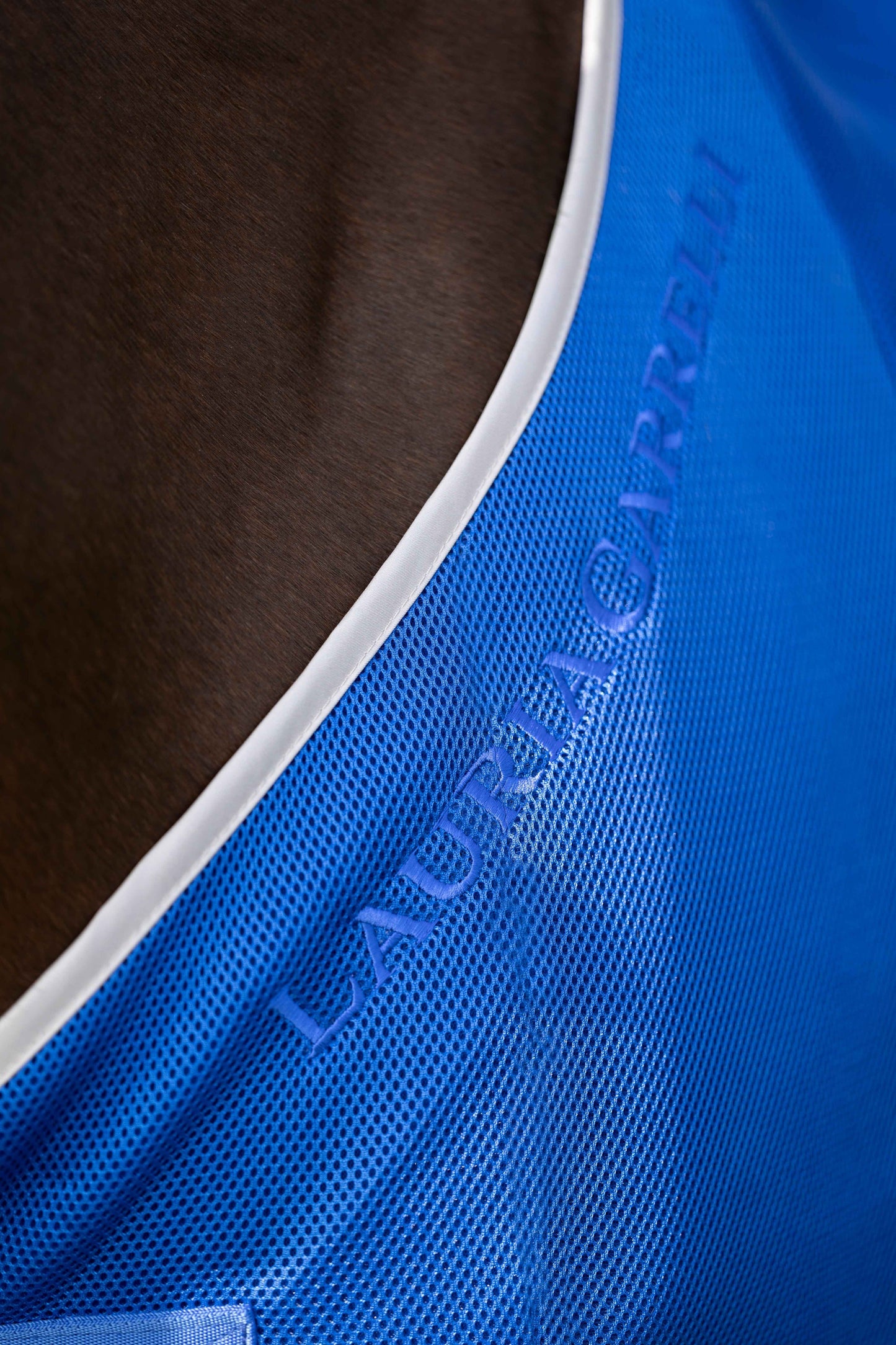 Manta para caballo Lauria Garrelli Fly Rug Amalfi detalle 3