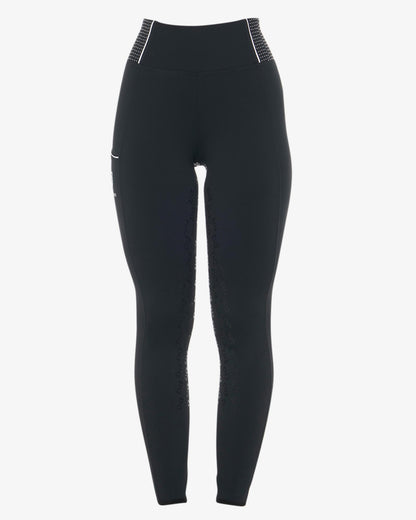 Leggings mujer con pedrería Equestro Marino