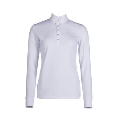 Polo de concurso -Emilia- HKM blanco