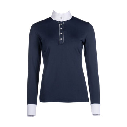 Polo de concurso -Emilia- HKM azul oscuro